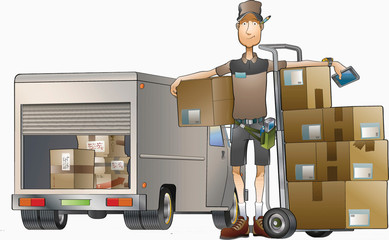 快遞物流配送 現代供應鏈中的關鍵一環與數字化表達